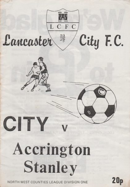 Lancaster City v Accrington Stanley 27-Nov-1982