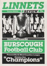 Burscough v Accrington Stanley  27-Mar-1984