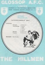 Glossop v Accrington Stanley 05-Dec-1981