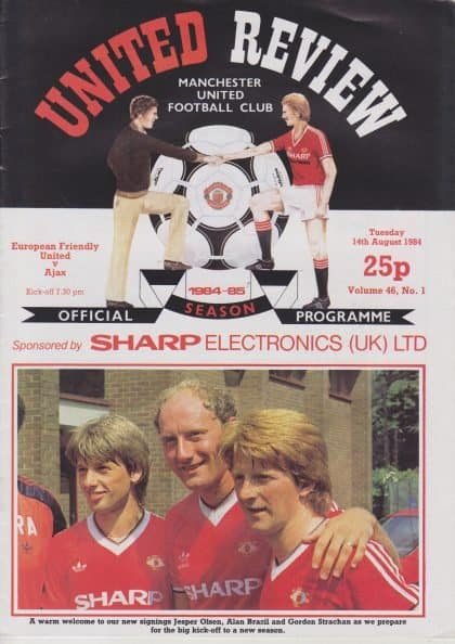 Manchester United v Ajax 14-Aug-1984