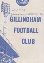 Gillingham v Aldershot 27-Mar-1964