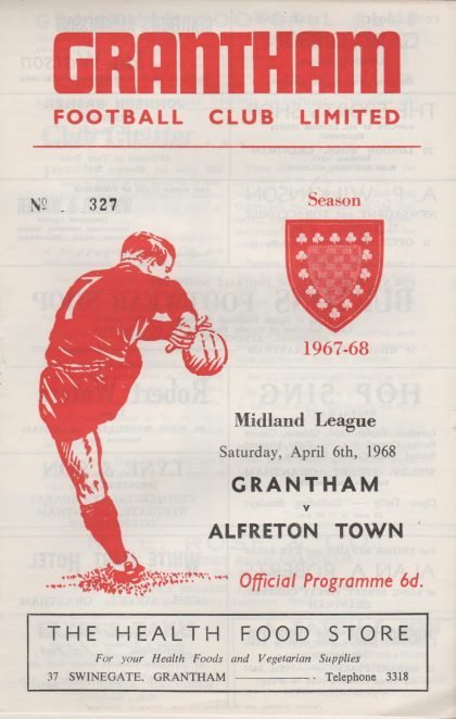 Grantham v Alfreton Town 06-Apr-1968