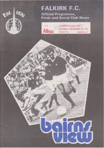 Falkirk v Alloa Athletic 10-Nov-1979