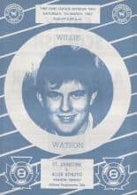 St Johnstone v Alloa Athletic 07-Mar-1987