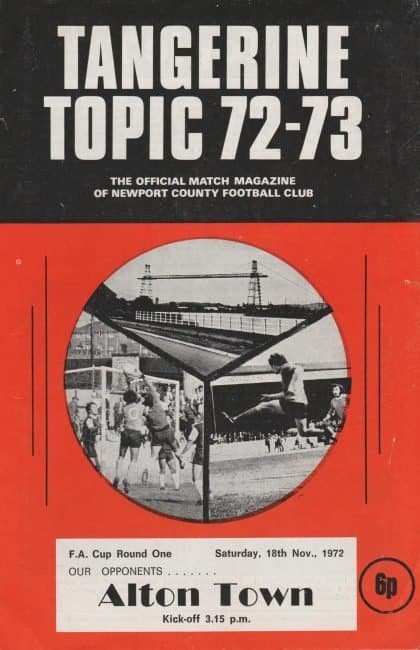 Newport County v Alton Town 18-Nov-1972