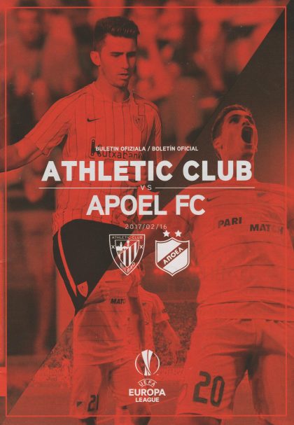 Athletic Bilbao v Apoel Nicosia 16-Feb-2017