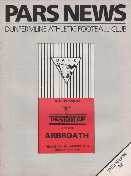 Dunfermline Athletic v Arbroath 15-Aug-1984