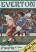 Everton v Arsenal 09-Nov-1982