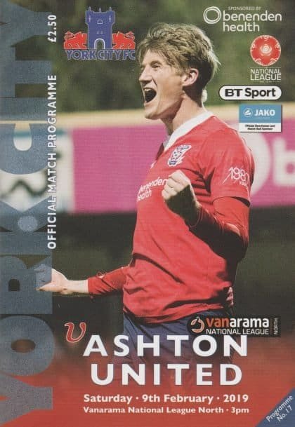 York City v Ashton United  09-Feb-2019