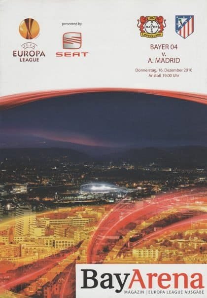 Bayer 04 Leverkusen v Atletico Madrid 16-Dec-2010