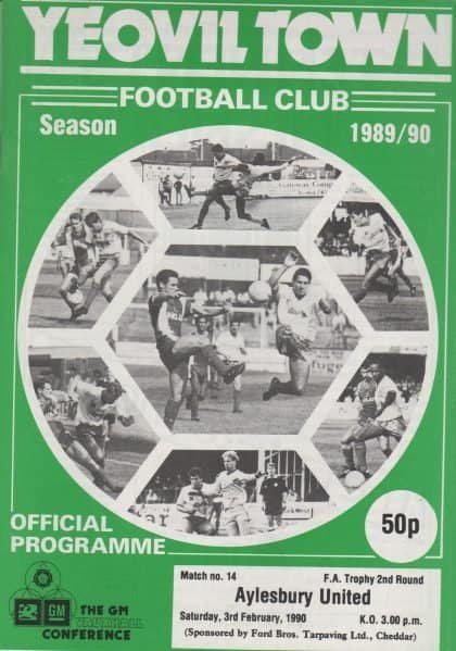 Yeovil Town v Aylesbury United 03-Feb-1990