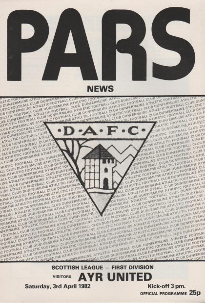 Dunfermline Athletic v Ayr United  03-Apr-1982