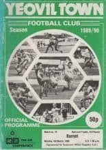 Yeovil Town v Barnet 05-Mar-1990