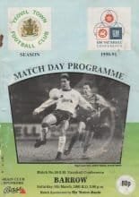 Yeovil Town v Barrow 09-Mar-1991