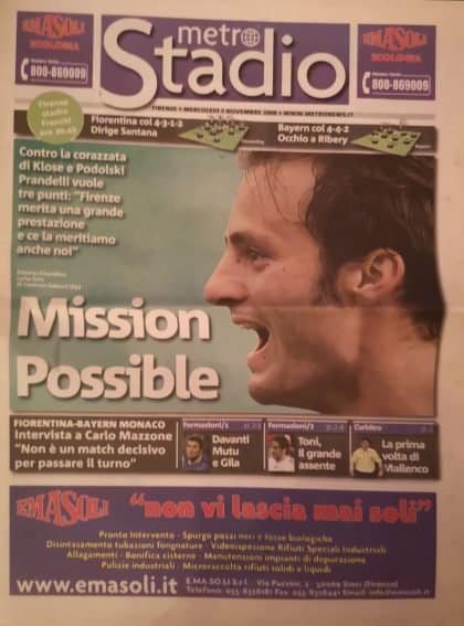 Fiorentina v Bayern Munich 05-Nov-2008