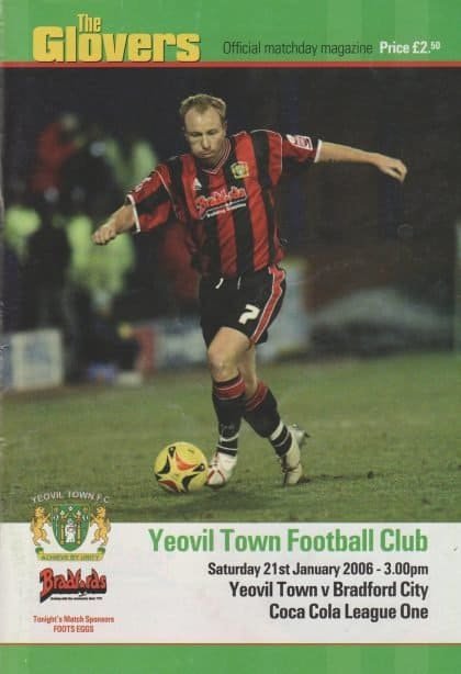 Yeovil Town v Bradford City 21-Jan-2006