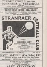 Stranraer v Brechin City 18-Oct-1975