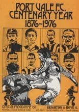 Port Vale v Brighton & Hove Albion 13-Nov-1976