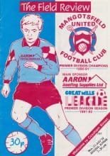 Mangotsfield United v Bristol Rovers  10-Aug-1992