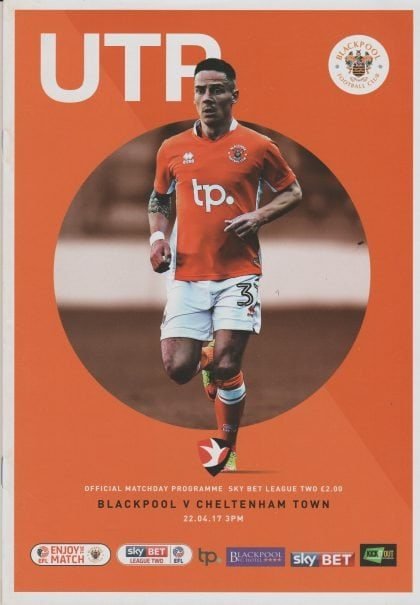 Blackpool v Cheltenham Town 22-Apr-2017
