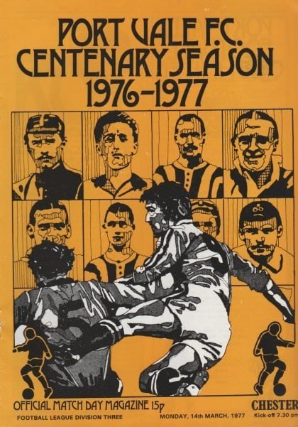 Port Vale v Chester 14-Mar-1977