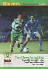 Yeovil Town v Chesterfield 29-Aug-2005