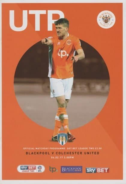 Blackpool v Colchester United 04-Feb-2017