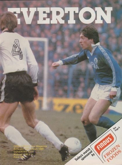 Everton v Coventry City 15-Mar-1980