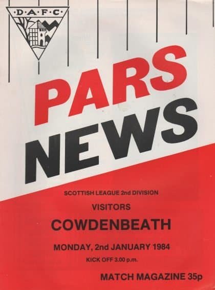 Dunfermline Athletic v Cowdenbeath 02-Jan-1984