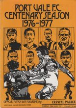 Port Vale v Crystal Palace  26-Apr-1977