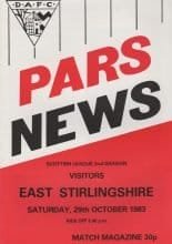 Dunfermline Athletic v East Stirling 29-Oct-1983