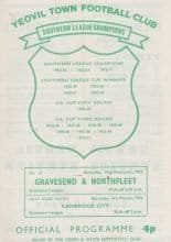 Yeovil Town v Gravesend & Northfleet 19-Feb-1972