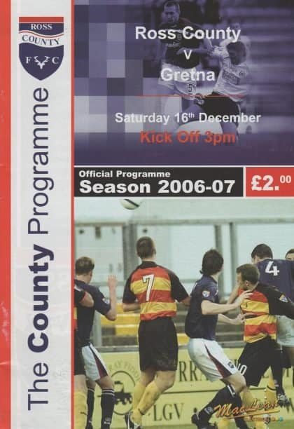 Ross County v Gretna 16-Dec-2006