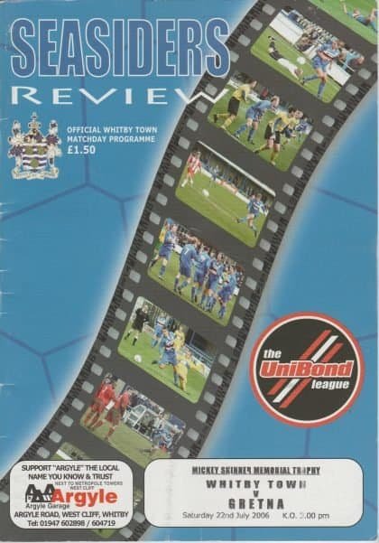 Whitby Town v Gretna 22-Jul-2006