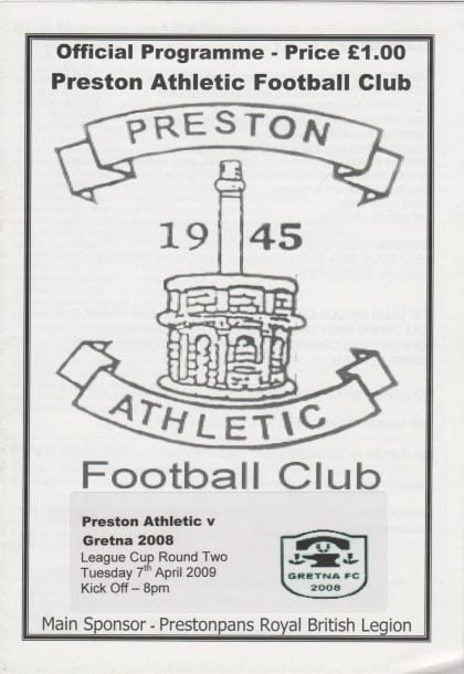 Preston Athletic v Gretna 2008  07-Apr-2009