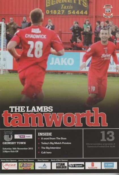Tamworth v Grimsby Town 16-Nov-2013