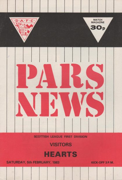 Dunfermline Athletic v Heart of Midlothian 05-Feb-1983