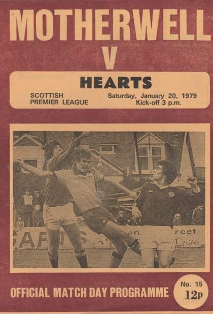 Motherwell v Heart of Midlothian 20-Jan-1979