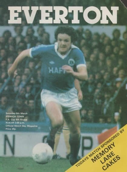 Everton v Ipswich Town 08-Mar-1980