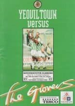 Yeovil Town v Kidderminster Harriers 10-Dec-1994