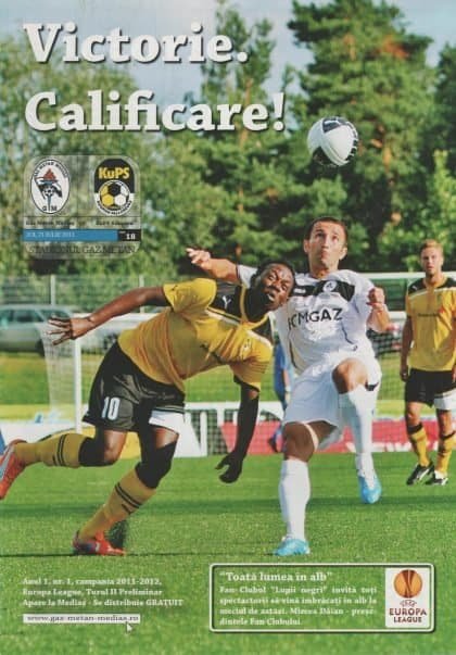 Gaz Metan Mediaş v Kuopion Palloseura  21-Jul-2011