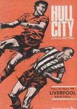 Hull City v Liverpool 02-Aug-1968