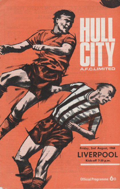 Hull City v Liverpool 02-Aug-1968