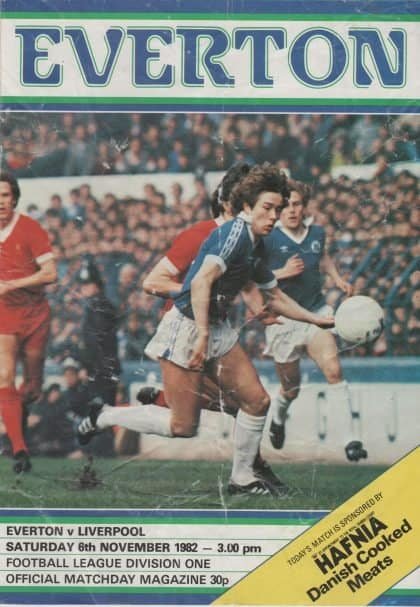 Everton v Liverpool 06-Nov-1982