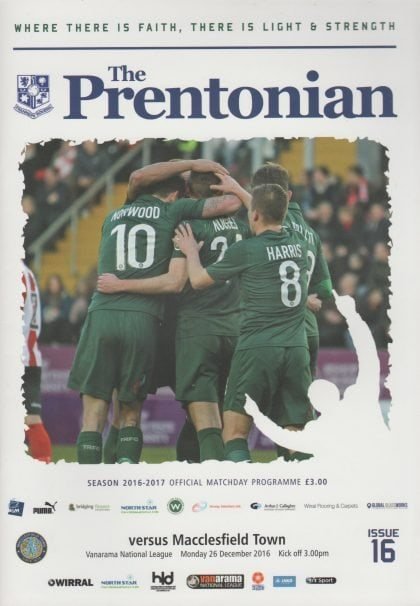 Tranmere Rovers v Macclesfield Town 26-Dec-2016