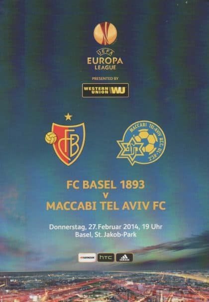 FC Basel v Maccabi Tel Aviv 27-Feb-2014