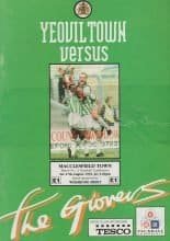 Yeovil Town v Macclesfield Town 27-Aug-1994