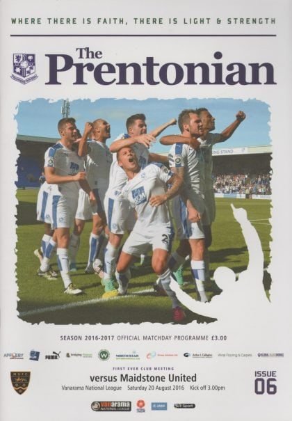 Tranmere Rovers v Maidstone United  20-Aug-2016