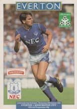 Everton v Manchester City 20-Jan-1988