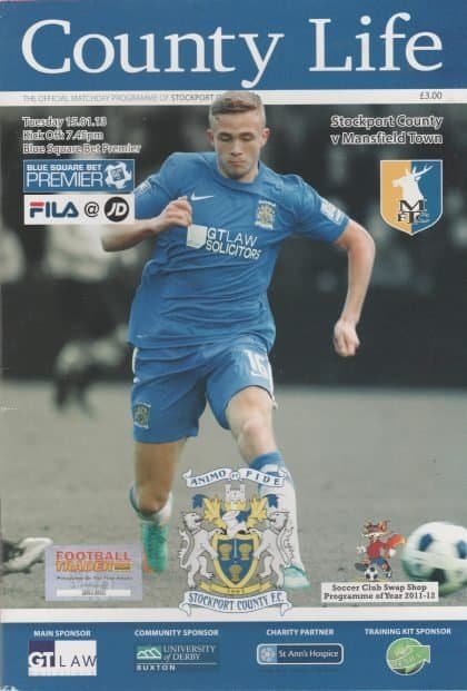 Stockport County v Mansfield Town 15-Jan-2013